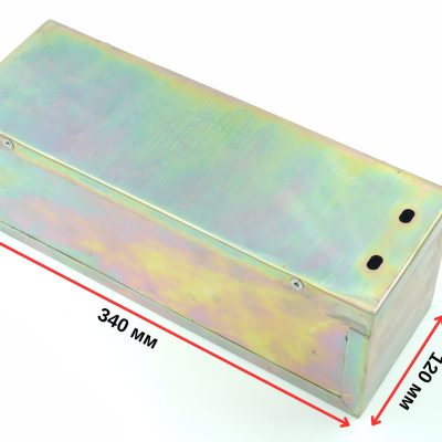 Металевий корпус для акумулятора 340х120х130 мм (Гальваніка)