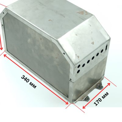 Металевий корпус для акумулятора 340х170х230 мм